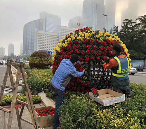 通辽道路造型花箱